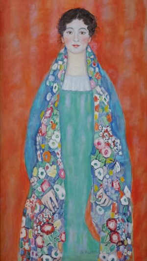 Obraz Olejny Portret panny Lieser Wg. Gustawa Klimta (Kopia)