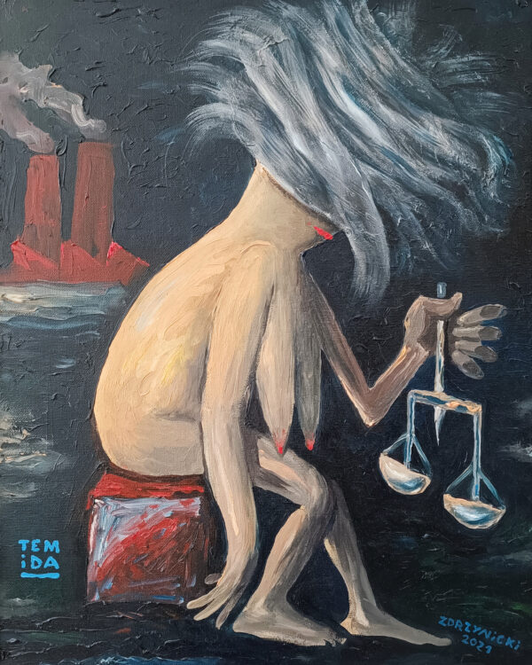Obraz Olejny Temida Łódzka