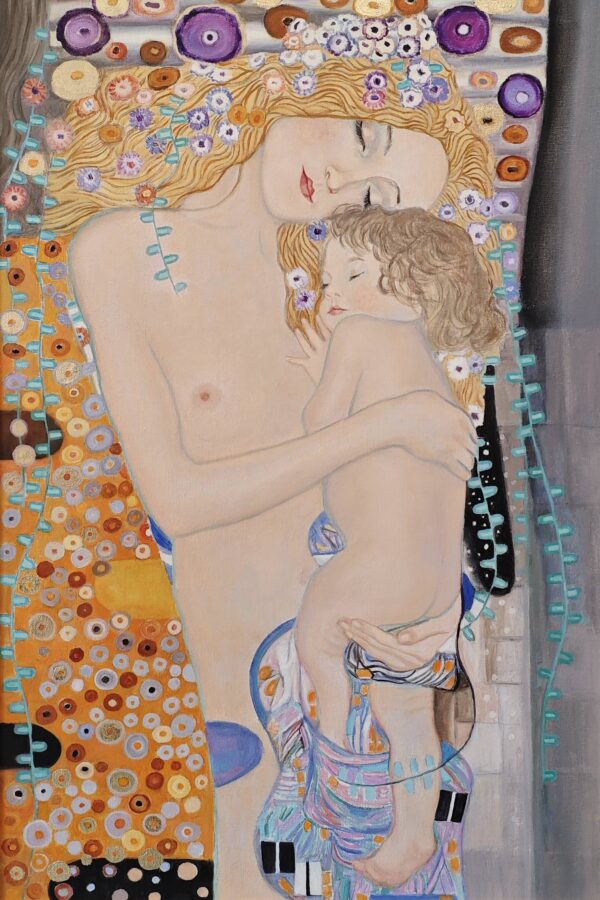 Obraz Olejny Trzy etapy z życia kobiety Wg. Gustava Klimta (fragment)