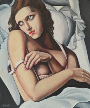 Obraz Olejny Rekonwalescentka wg Tamary Łępickiej