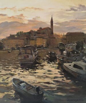 Obraz Olejny Blask nad Adriatykiem