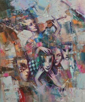 Obraz Olejny Symfonia Tożsamości