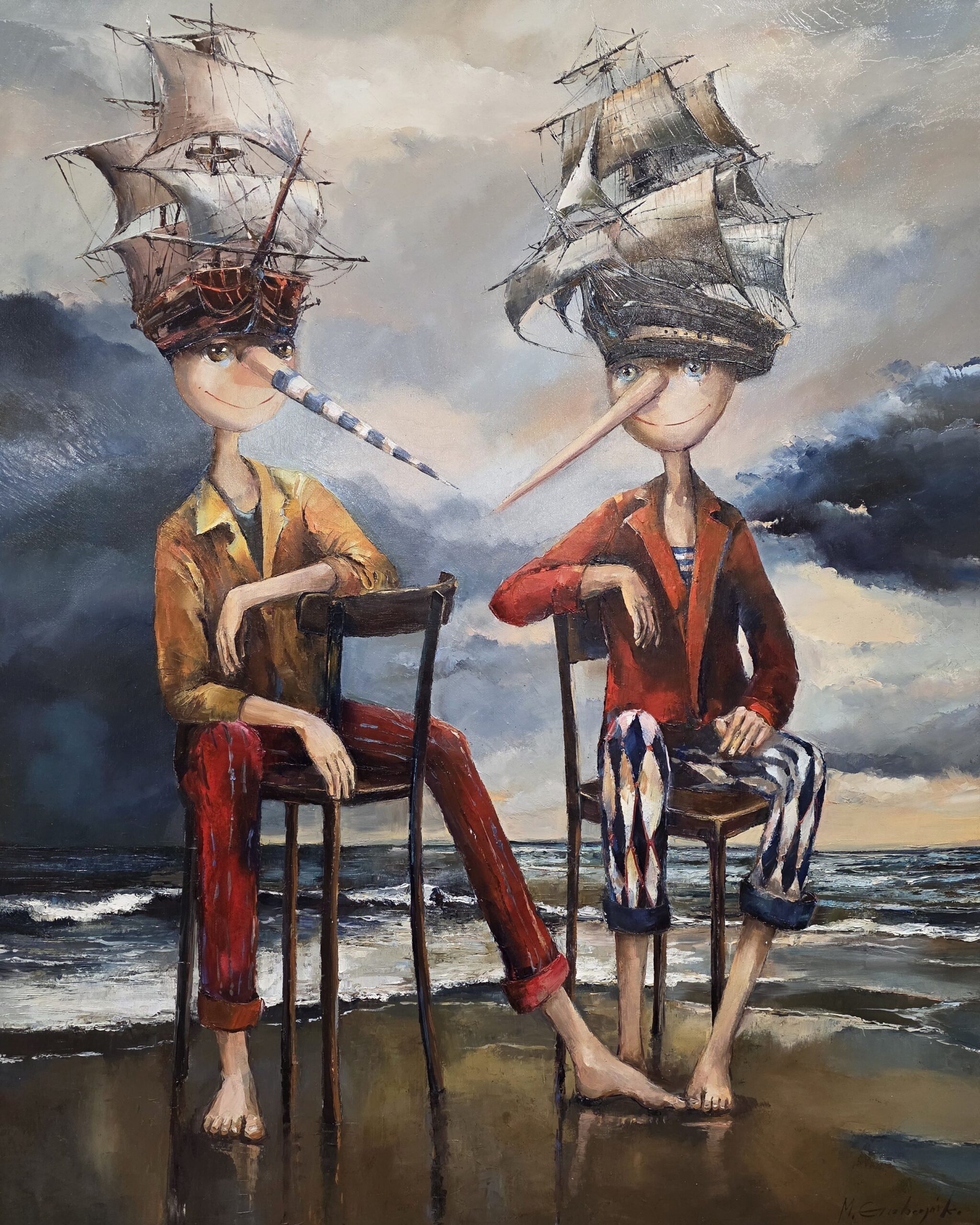 Obraz Olejny Cisza przed burzą