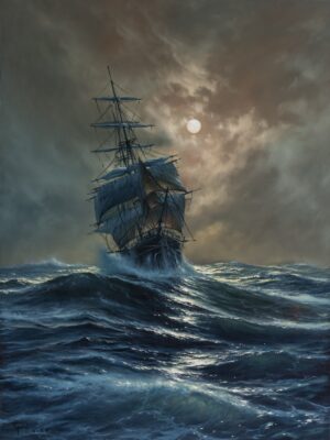 Obraz Olejny Ocean nocą