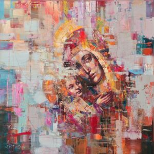 Obraz Olejny Matka Boska