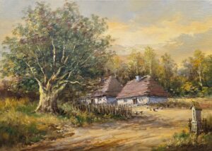 Obraz Olejny Tam, gdzie czas płynie wolniej