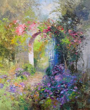 Obraz Olejny Brama do Ogrodu